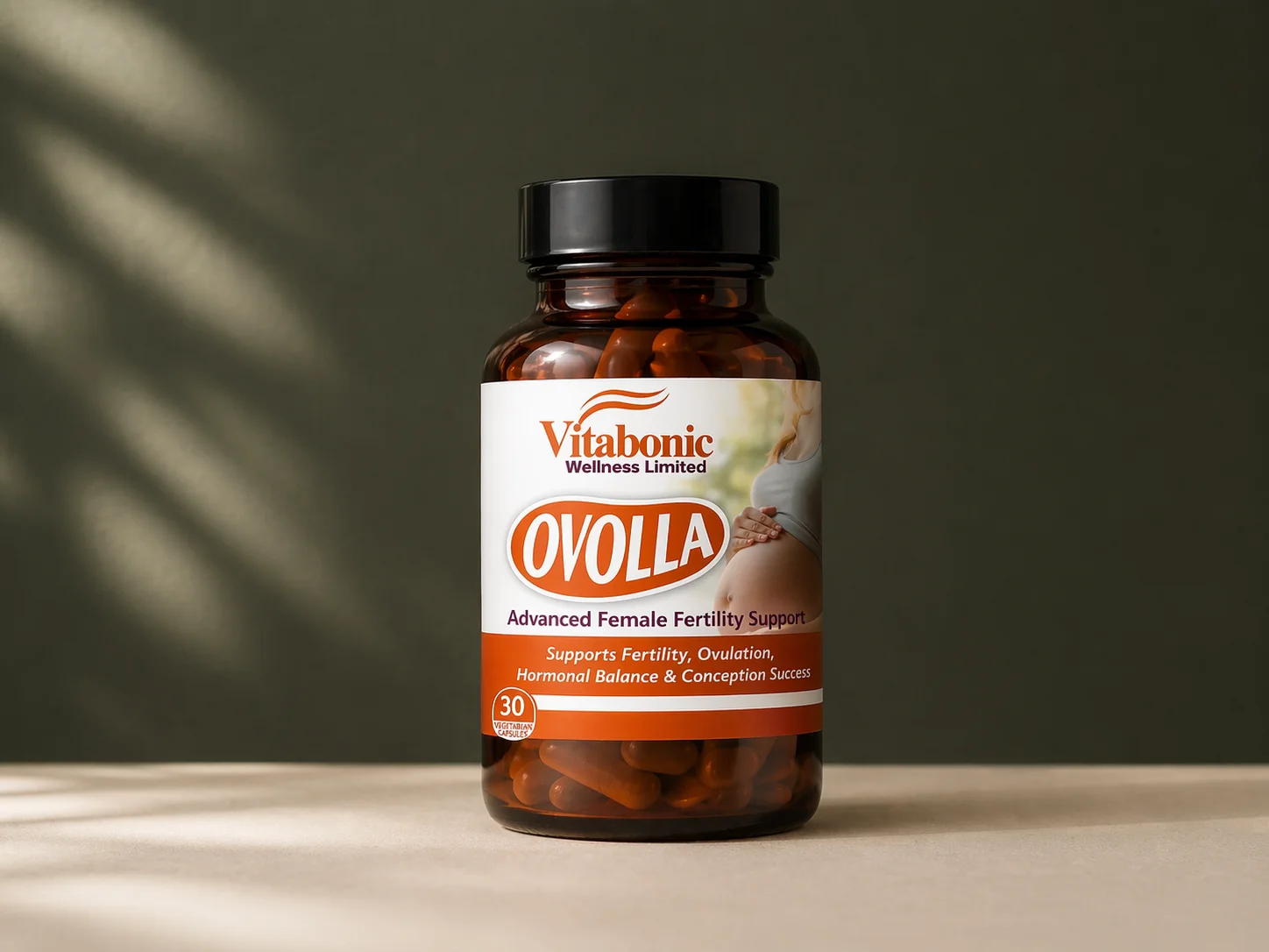 Ovolla Advanced Female Fertility Support — front of bottle