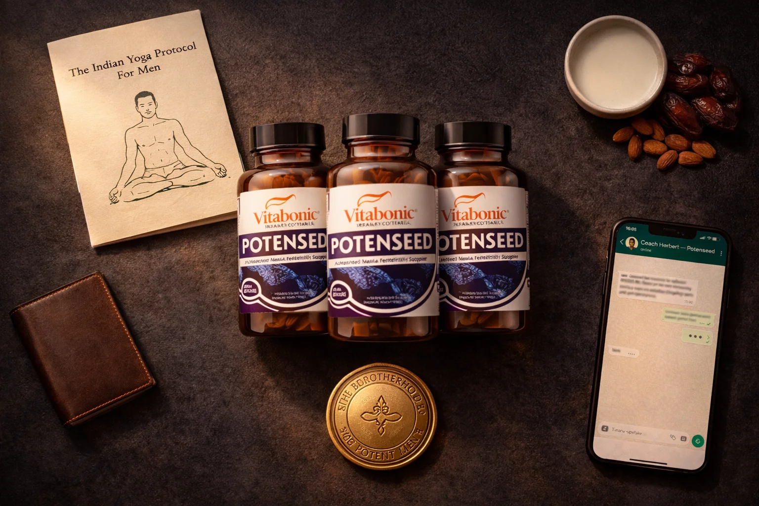 Potenseed bottles with full Shukra Kamasutra system arrangement