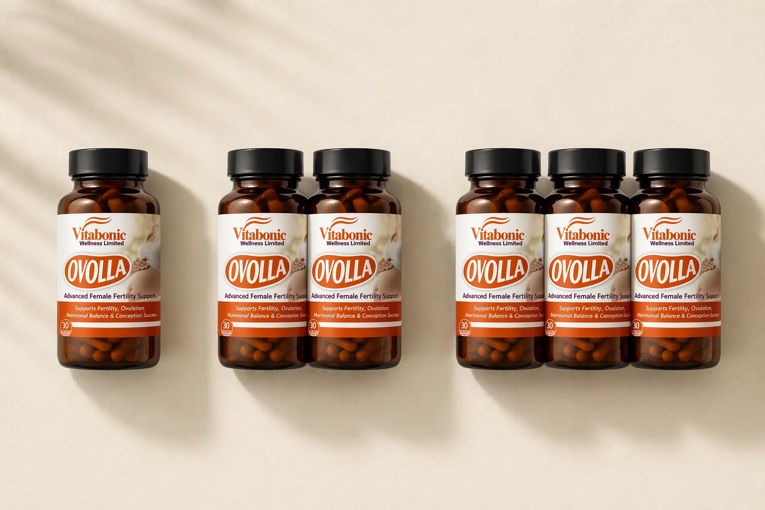 Ovolla — 1, 2 and 3 bottle options with all bonuses