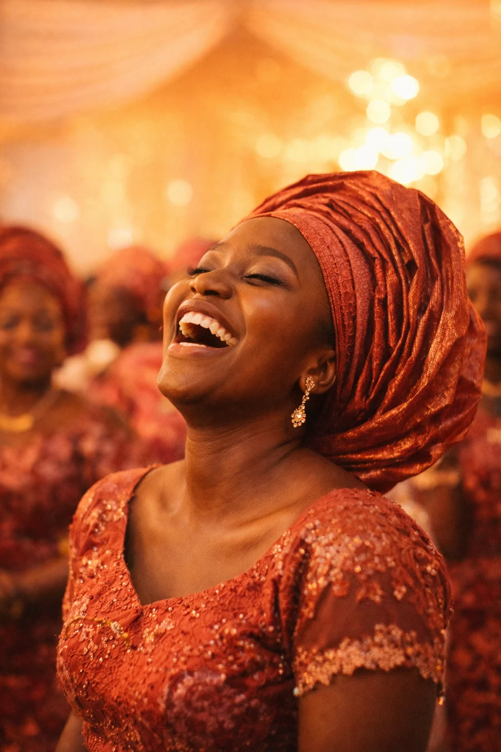Adaeze at the Enugu wedding, 2014