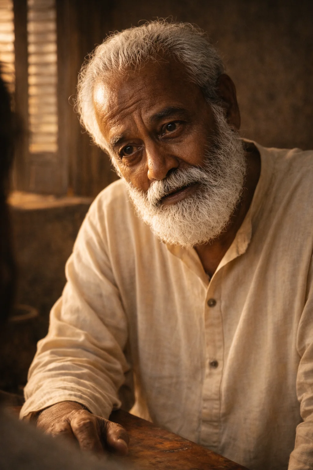 Baba Vegah lowering his voice