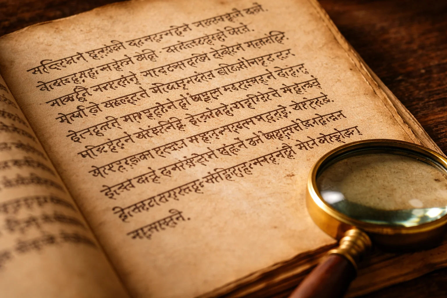 A page of the old Indian text