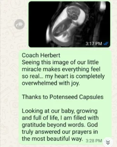 Real WhatsApp customer screenshot — sceptic converted